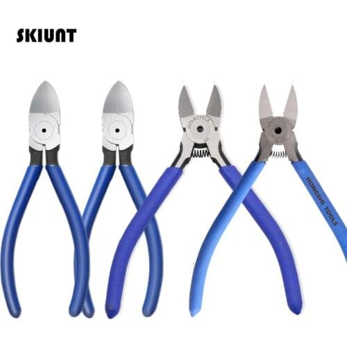 SKIUNT 5/6 Inch Nozzle Pliers Electrical Wire Cutter Diagonal Pliers Side Cutting Nipper Household Electrician Repair Hand Tools