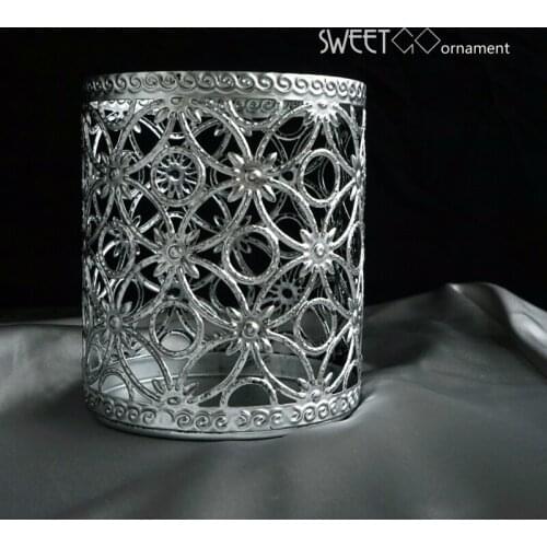 Vintage silver lollipop pot holder Makeup brush tableware Storage cake decorating tools home decoration bakeware