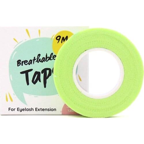 High Quality Japanese Breathable Green Lint-free Medical Tape Comfortable Anti-tearing Eye Pad Grafting Eyelash Extension Tool