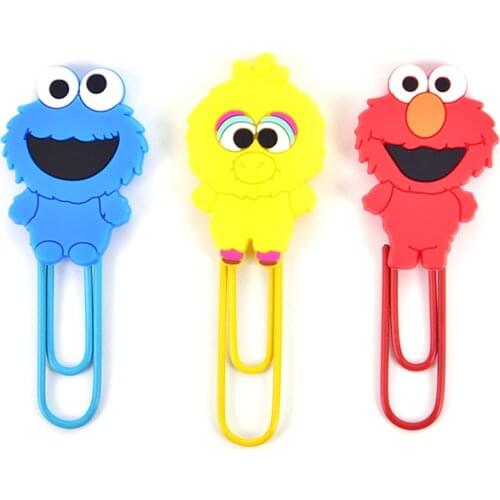 Cartoon Characters Paper Clip Bookmark Binder Clips Stationery School Office Supply 1 Pcs