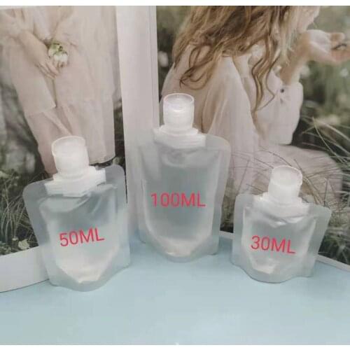 1Pcs Portable Travel Lotion Clamshell Filling Bag Business Emulsion Packing Bag Portable Shampoo Bottle Squeeze Makeup Container