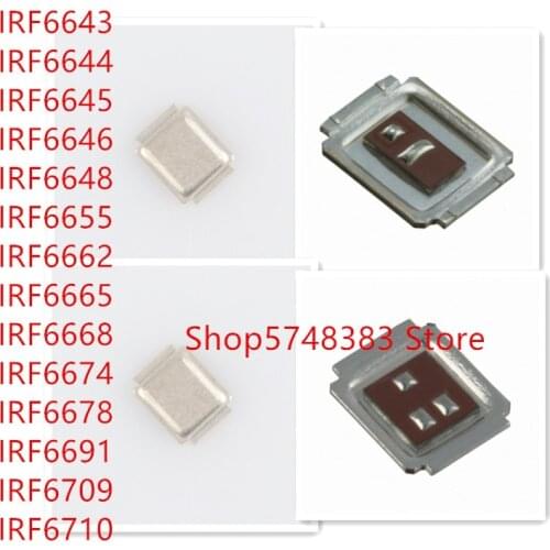 10PCS/LOT IRF6643 IRF6644 IRF6645 IRF6646 IRF6648 IRF6655 IRF6662 IRF6665 IRF6668 IRF6674 IRF6678 IRF6691 IRF6709 IRF6710 MOSFET