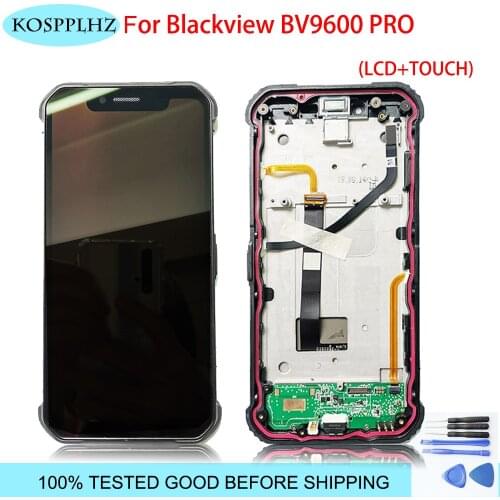 100% Tested Work Digitizer Screen For BLACKVIEW BV9600/ BV9600 PRO/PLUS LCD Display+Touch Screen Assembly With Disassemble frame