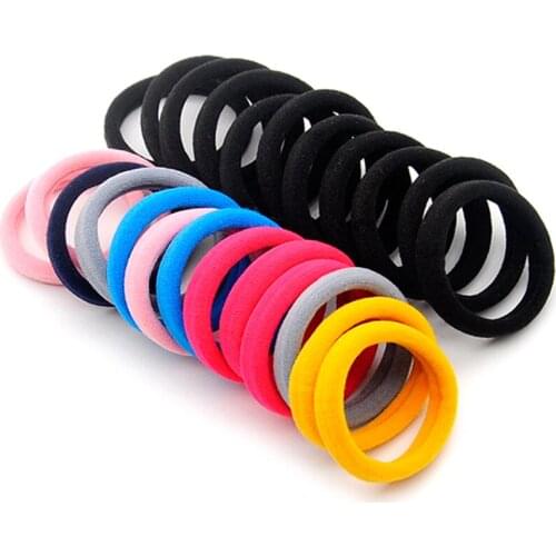 100pcs/lot Baby Hair Accessories Scrunchy Elastic Hair bands Set Nylon Headbands Childrens Rubber Band Gum for Hair Colorful