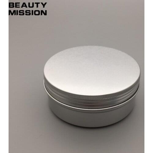 40pcs/lot 150g Aluminum jar cream sample tin 150cc cosmetic lip balm container metal pot ,aluminum bottles wholesale