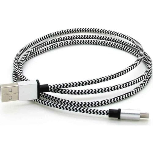 Aluminium Snake pattern Fabric Type-C micro 5pin 8pin usb cable Date Sync Charger Cable for Iphone 8 7 Sumsung cheap 500pcs/lot