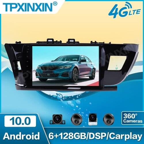 Android 10.0 Car Multimedia Player For Toyota Corolla 2010-2017 car GPS Navi Radio navi stereo IPS Touch screen head unit