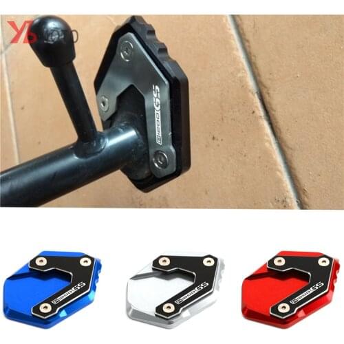 Motorcycles Side Stand Enlarger Plate Kickstand Enlarge Extension For BMW F750GS 750 1250 R1200GS LC ADV R1250GS GS 2018-2019