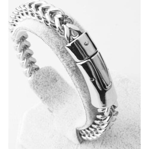 70G Trendy 316L Stainless Steel 8MM Silver Color Figaro Link Chain Mens Bracelet Bangle Biker Jewelry 8.86" Christmas Gift 8.86"