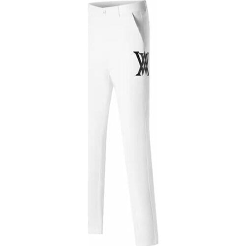 Mens new golf pants summer solid color fashion golf clothing leisure fast drying breathable Golf pants 2021