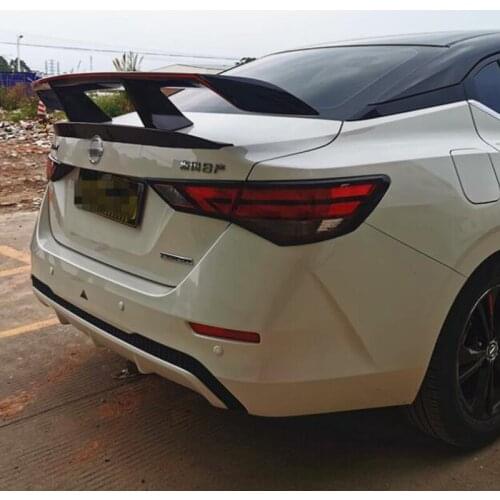 CEYUSOT FOR GT Universal Spoiler Accessories NEW OLD Nissan Sentra Sylphy ABS Plastic Sedan Trunk Rear Lip Tail Wing Refit 145CM