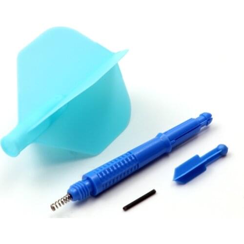 CUESOUL AK6 Dart Shaft with AK4 Blue Dart Flight Standard Shape-15mm/18.8mm/24.8mm /29.5mm/33.3mm