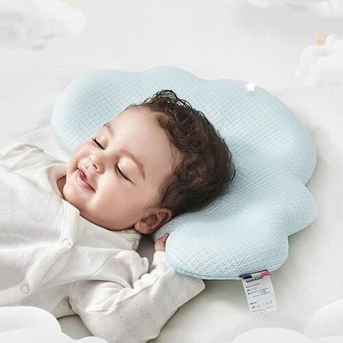 Hagaday baby pillow 0-1 years old breathable anti deviation head shaping pillow for newborn babies over 3 years old