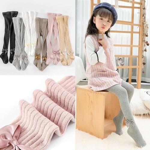 0-6 Year Cotton Breathable Pantyhose For Toddler Girls Spring Summer Autumn Cute Baby Girls Mesh Warm Knit Tights For Children