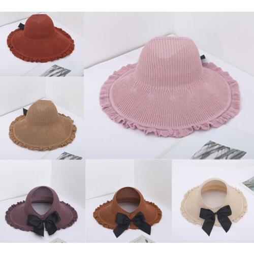 Summer Female Sun Hats Big Brim Classic Foldable Fashion Hat Casual Outdoor Beach Cap For Women UV Protected Hat