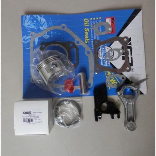 PISTON KIT & GASKET SET & CONNECTING ROD & CARBURETOR INSULATOR FITS HONDA GX160 5.5HP 4 STROKE M0TOR CARB CON ROD REPAIR KITS