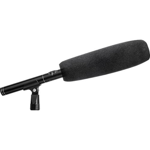 Condenser Shotgun Microphone Aluminium Alloy Mic for Canon Sony Nikon Camera with Shock Mount XLR Windscreen Microphone