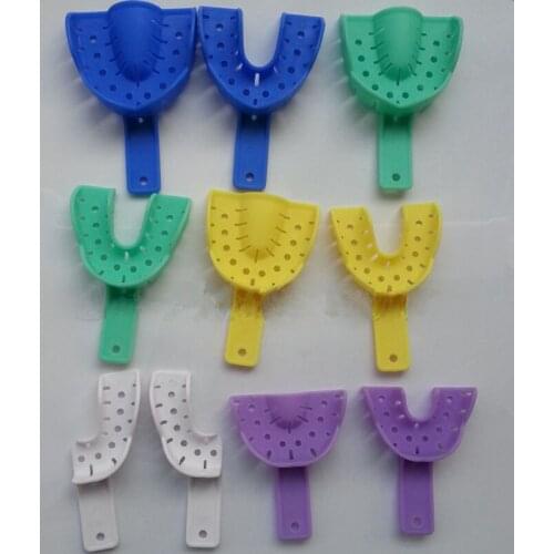 10pcs/set NEW ABS Autoclavable Dental Impression Trays free shipping