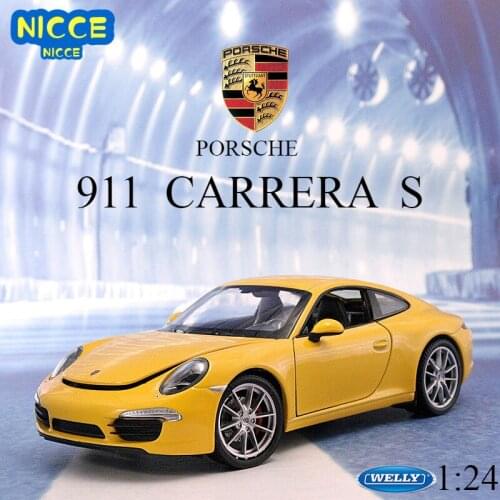 Welly 1: 24 911 CARRERA S(991) Sports Car Simulation Alloy Car Model For Children Gifts