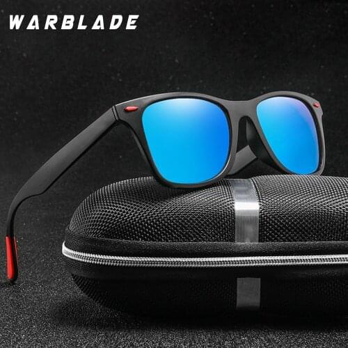 Men Polarized Sunglasses Women Driving Mirrors Coating Square Sun Glasses Points Rivet Glasses Male Shades Rays With Box