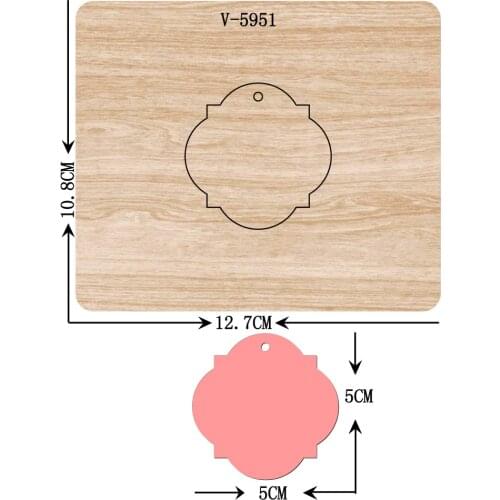 New card wooden dies cutting dies for scrapbooking Multiple sizes V-5951