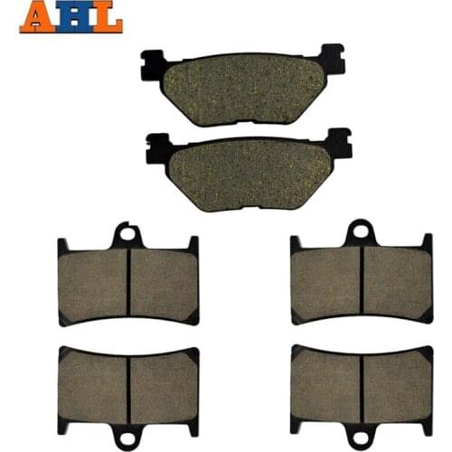 AHL Motorcycle Front and Rear Brake Pads For Yamaha TMAX530 T-max 530 2012 XP 530 Black Max 2013