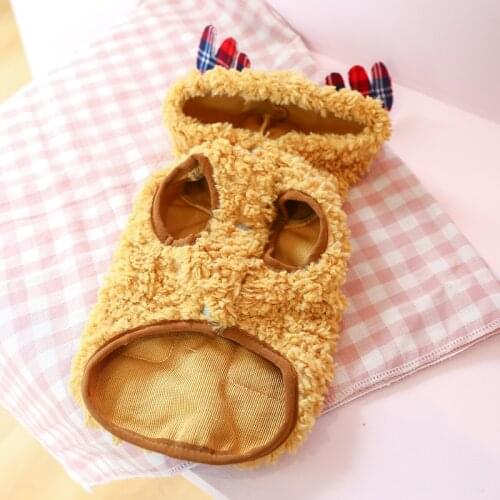 Christmas Dog Clothes Winter Pet Coat Hoodies Outfit Xmas Dog Clothing Yorkshire Pomeranian Bichon Poodle Schnauzer Dog Garment