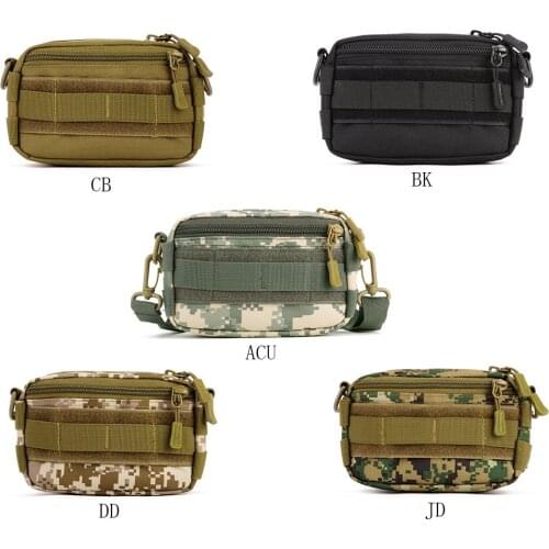 SINAIRSOFT Tactical Messenger Sport Bag MOLLE Mini Crossbody Shoulder Nylon Waist Bag Personal Defense Ultra-light Range Bags