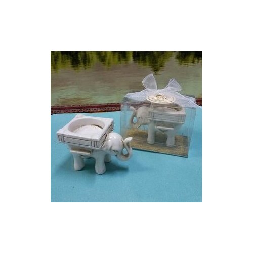 Wedding Favors Ceramic Elephant Candle Holder