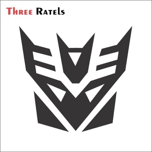 Three Ratels FD48 Cool DECEPTICON Funny Reflective Sticker Decal On Car Bike Motorcycle