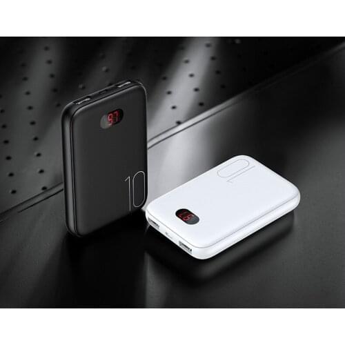 Power Bank for xiaomi mi iPhone Mini Power Bank 10000mAh LED Display Power bank Battery Fast charging