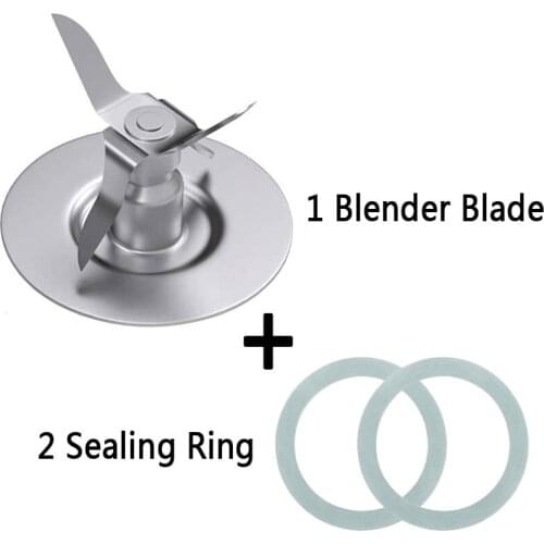 Blender Parts 1pcs 4-point Ice blade 2pcs Gasket Spare Replacement Parts For Oster 006803-000-NP0 Kitchen Appliance