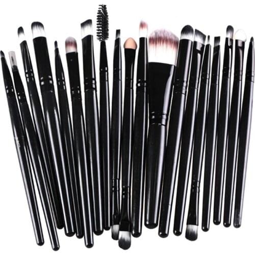 20pcs Makeup Brushes Kit Set Powder Foundation Eyeshadow Eyeliner Lip Brush Tool Kit