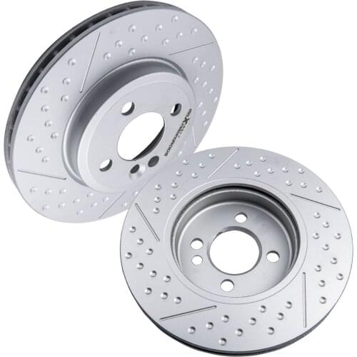 2x Front Brake Disc Rotors for Mini Cooper R56 R57 MINI Roadster R56 R59 N16B16A