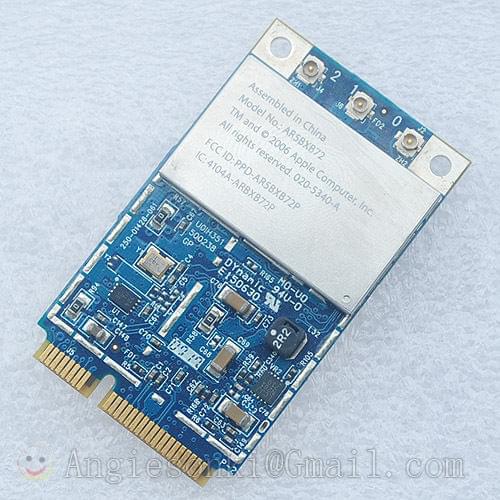 Atheros AR5008 AR5BXB72 607-0368-A Wireless WLAN WIFI Card for A1181 A1260 A1226