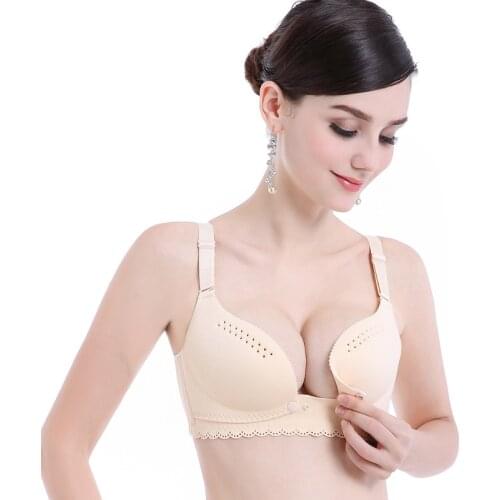 Breastfeeding Bras Wirefree Front Closure Nursing Bra Pregnancy Clothes for Maternity Underwear Vintage Women Pregnant Feeding