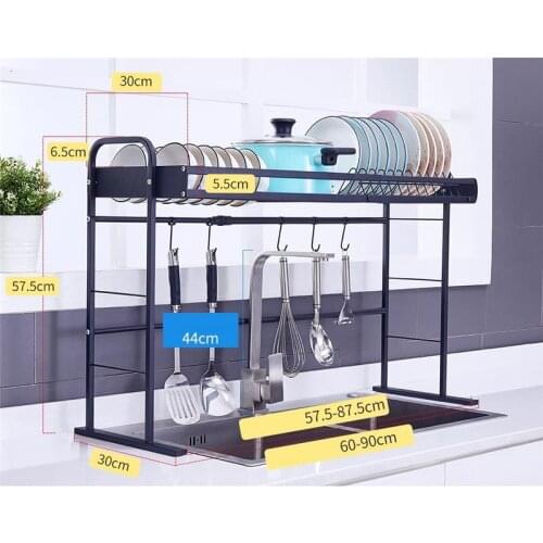 Cosinha Organizadores De Dish Drying Cucina Etagere Stainless Steel Cozinha Mutfak Cocina Organizador Rack Kitchen Organizer