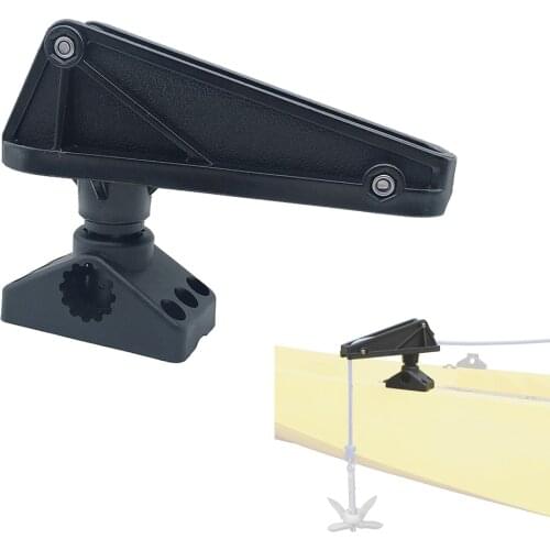 Smooth Marine Small Boat Anchor Locking Control Pulley Roller Winch Side Mount