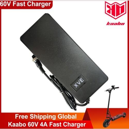 Original Kaabo E-Scooter Charger 60V 4A Fast Charger Kaabo Wolf Warrior II E-Scooter Charger 60V 72V Lithium Battery Charger