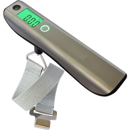 Portable Travel Tare 110lb 50kg Hanging Digital Suitcase Luggage Scale