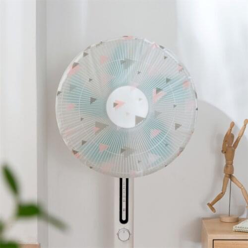 Cartoon Style Round Fan Protection Cover Dust-Proof Summer Electric Fan DustCase Waterproof Fan Protectors Case Washable 50/45CM