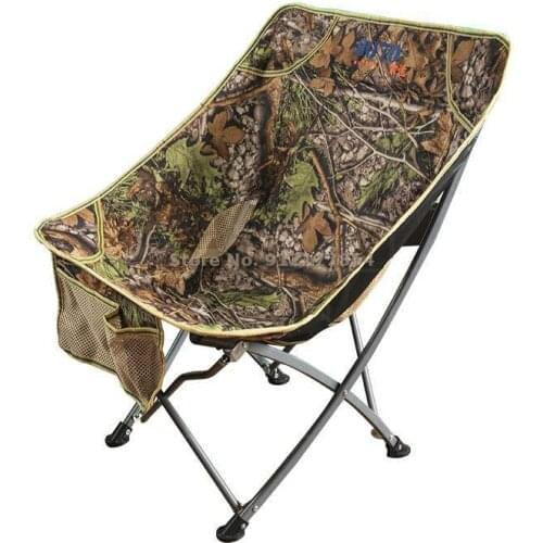 Outdoor Folding Chair Portable Back Fishing Chair Stool Leisure Outdoor Reclining Chair Beach Chair Sketching Moon Chair