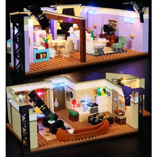 Vonado LED Lighting Set for 10292 The Friends Apartments Light Kit, Not Included the Building Block
