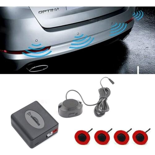 16.5MM Rotate Radars Car Video Parking Sensor Black Reverse Backup Ra-Dar Car Detector Parking System
