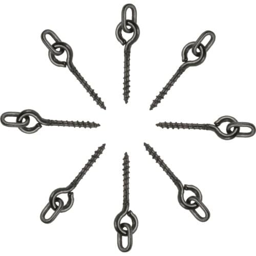 100pcs/Lot 14mm Boilies Bait Screws Carp fishing Bait Screw with Round Link Loop Fishing Tackle