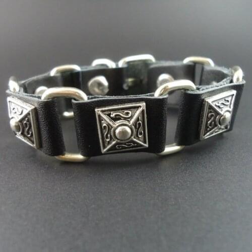 2015 new arrival fashion vintage tibet charm genuine leather bracelets bangles for women men jewelry aliexpresss wholesale
