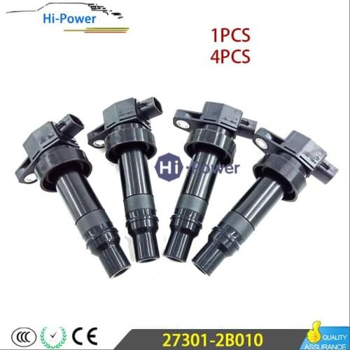 1/4PCS 27301-2B010 Ignition System Single Coils Racing Ignition Coil For Hyundai KIA 273012b010, 27301 2B010