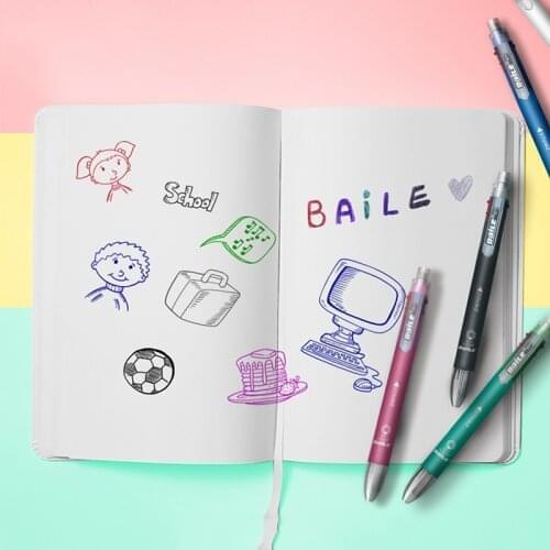 6 in1 Multicolor Ballpoint Pens 5 Colors Ballpoint Pen 1 Automatic Pencil With Eraser For School Office Writing Stationery