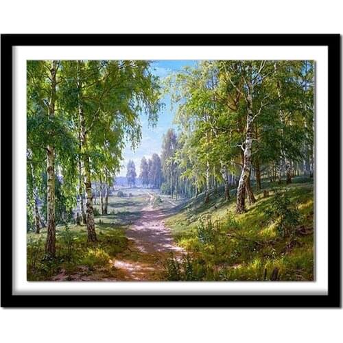 Diamant painting 5d diy diamond painting full square Diamond embroidery nature diamond round drill 166DD