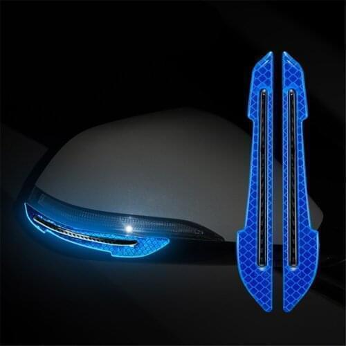 Car warning reflective sticker anti-scratch for Kia Rio K2 Ceed Sportage Hyundai Tucson Solaris I30 Accent Ix35
